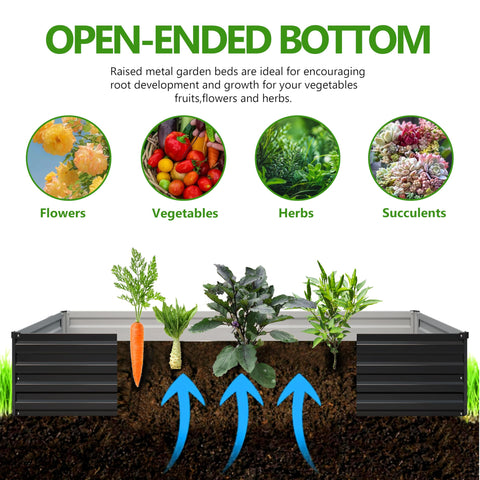 Easllre raised bed assembly process with included tools for quick setup
