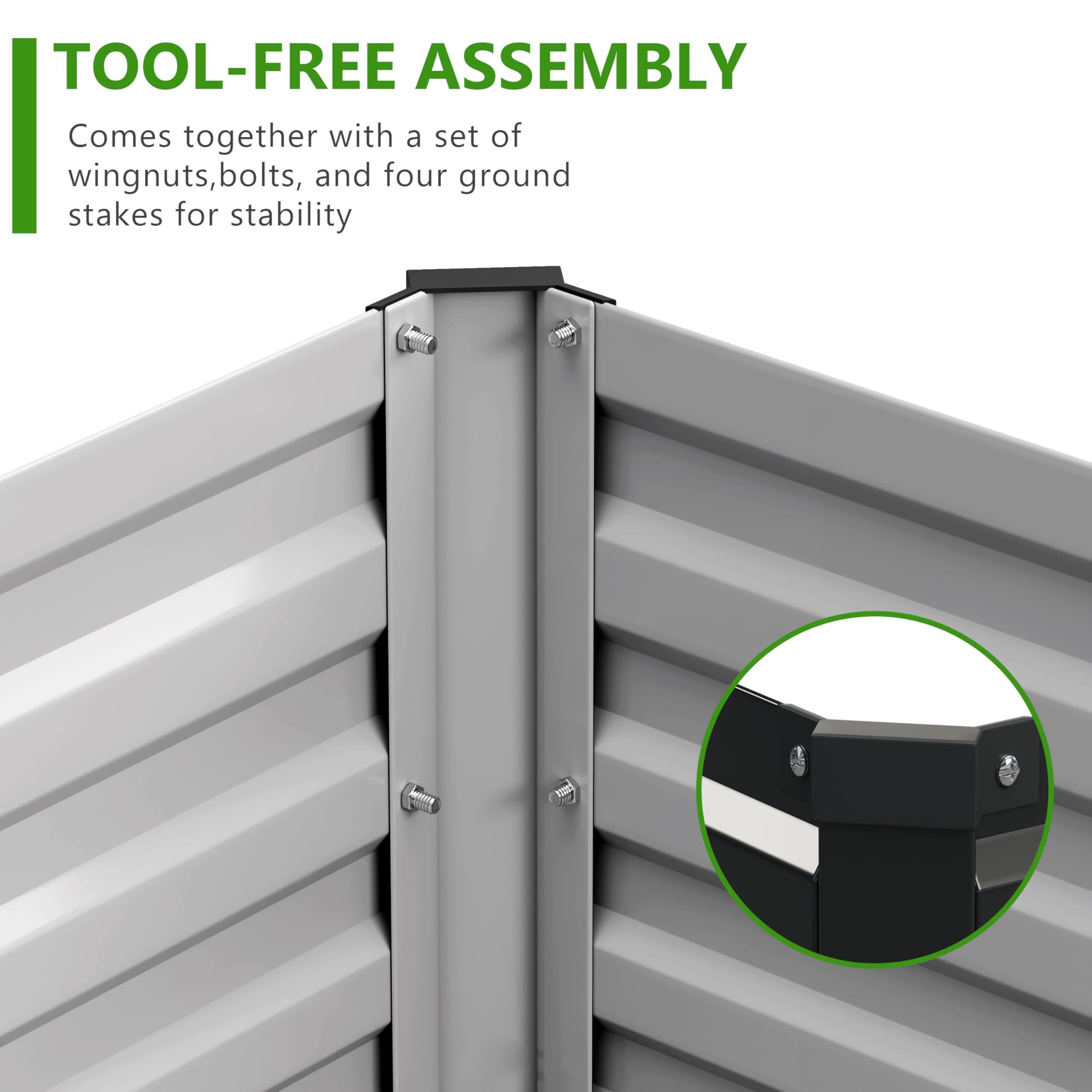 Easllre rubber-sealed edges ensure safe handling around family spaces