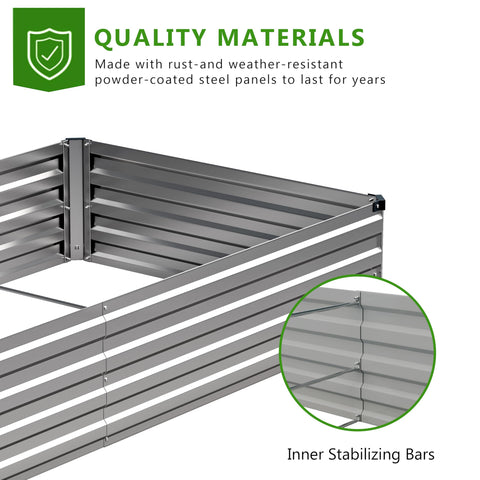 Easllre rubber-sealed edges reduce hazards during gardening.