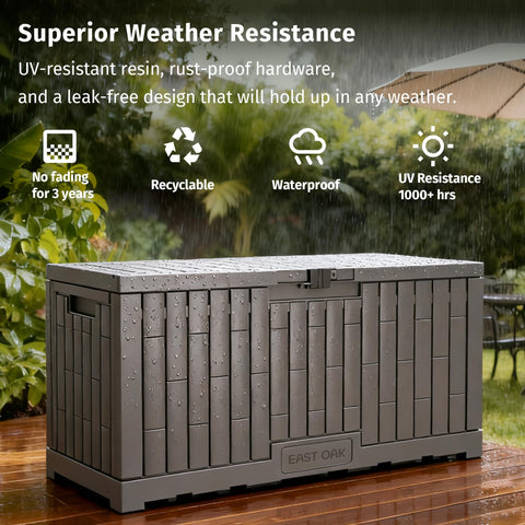 EAST OAK waterproof construction keeps contents dry