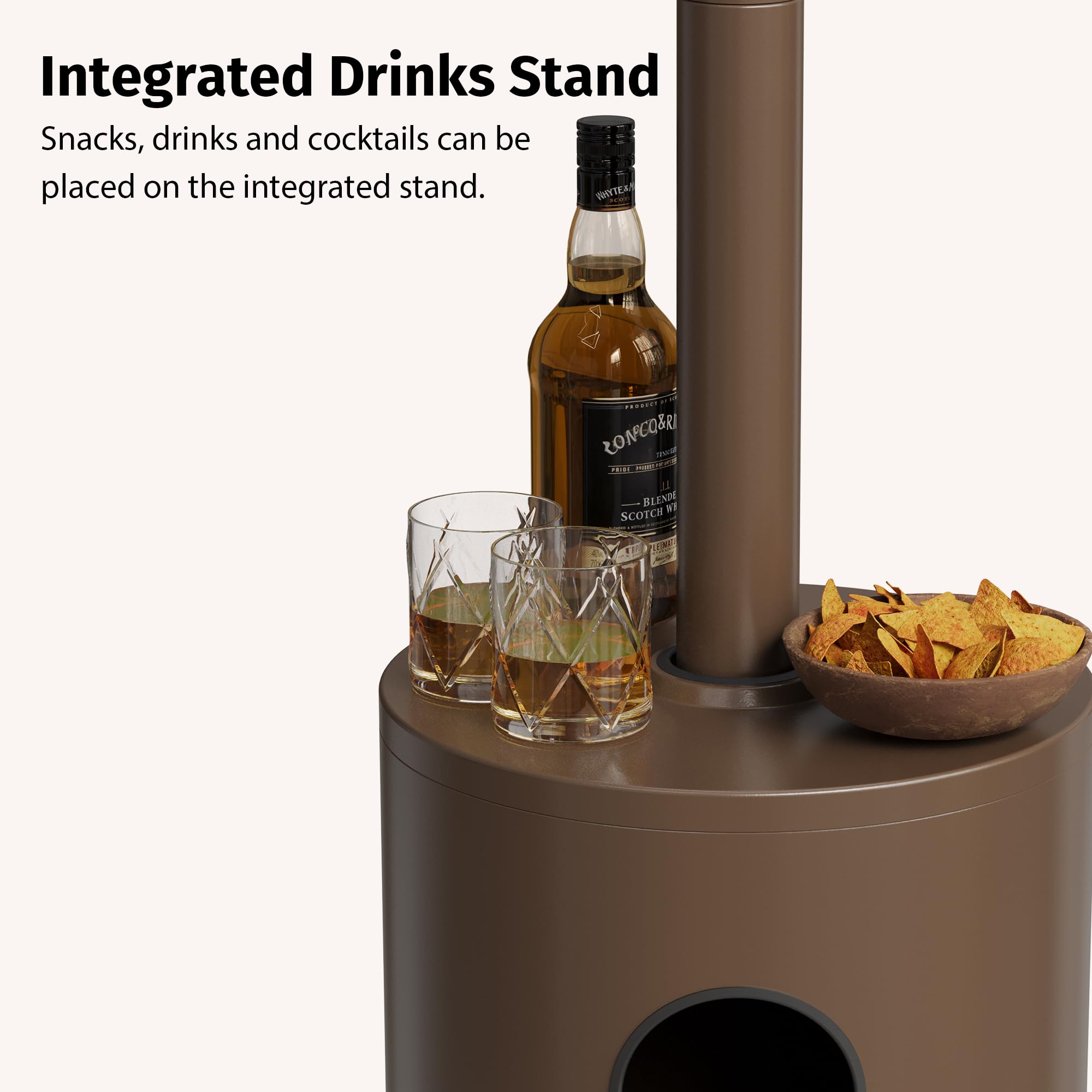 EAST OAK easy-ignition-system starts quickly for simple operation.