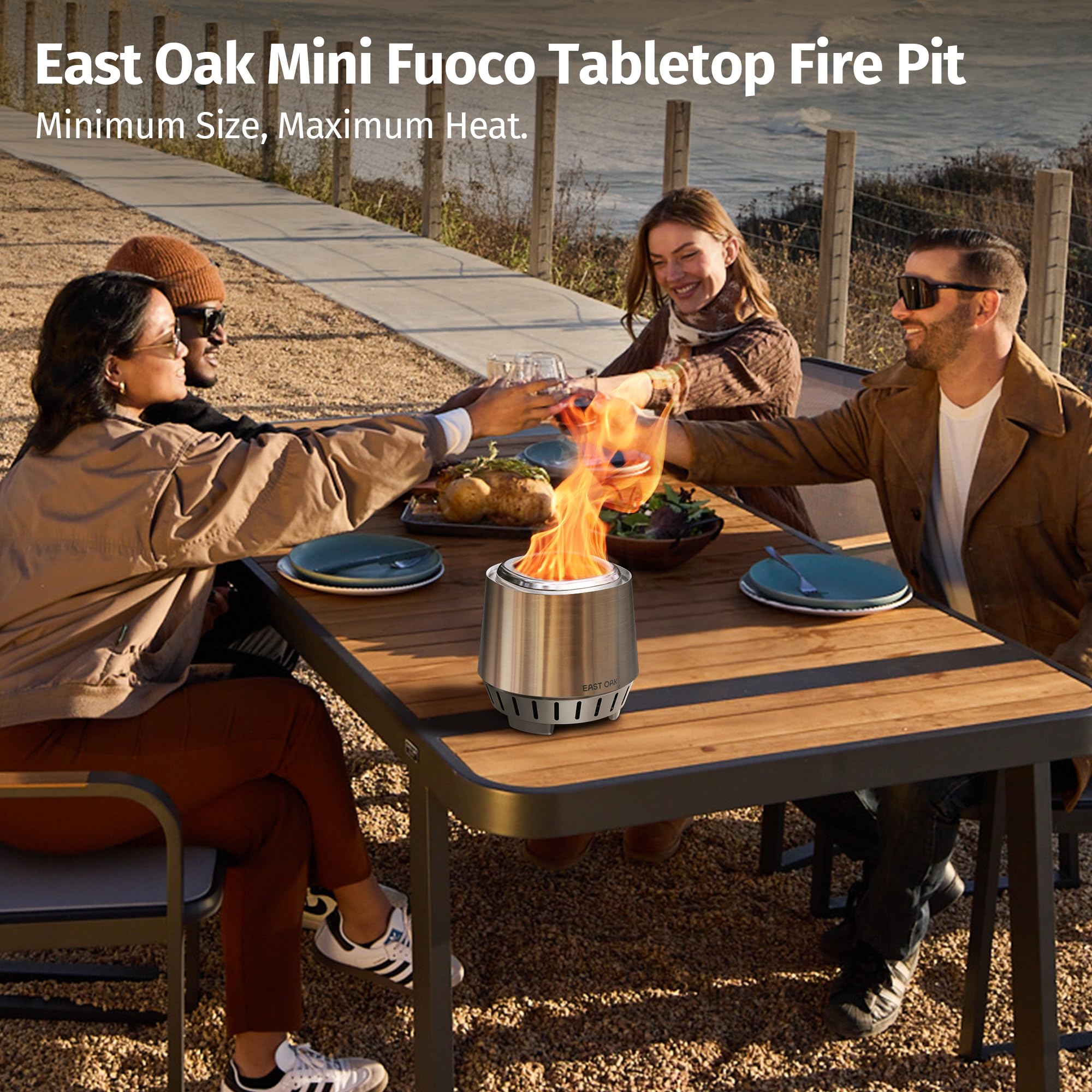 East Oak Fuoco compact lightweight profile travels easily for camping.