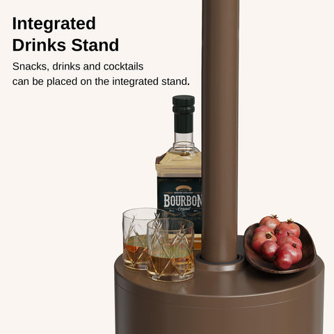 East Oak heat radius reaches 20 feet for larger patios