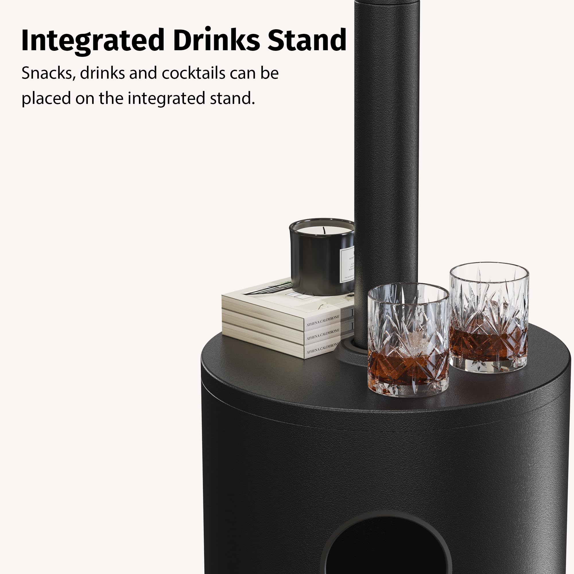 East Oak one-touch ignition for quick, simple startup.