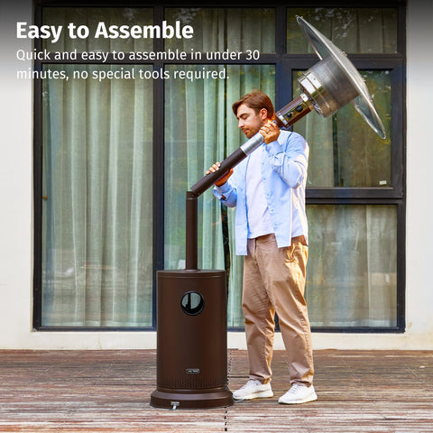 EAST OAK propane-tank-housing keeps the fuel accessible and safe.