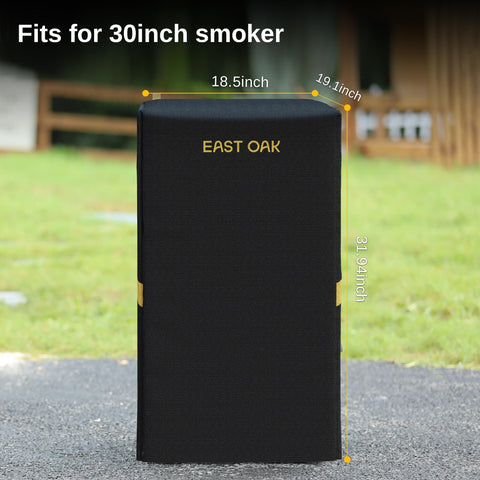 East Oak 30-inch dimensions help ensure a precise fit for electric smokers.
