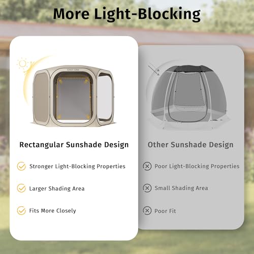 East Oak sun shade sail bottom-fix options ensure stable anchoring.