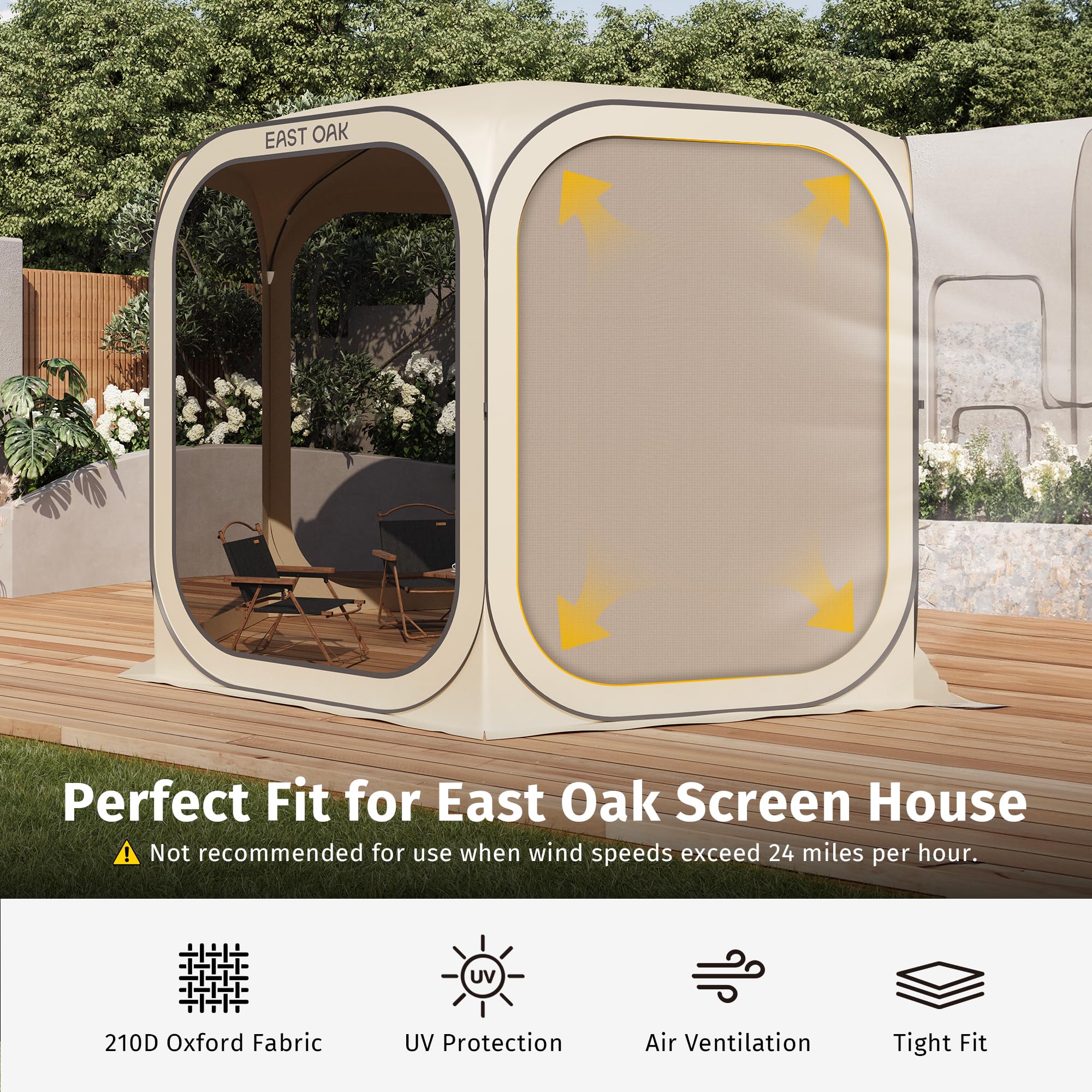 East Oak sun shade sail packaging ready for transport and storage.