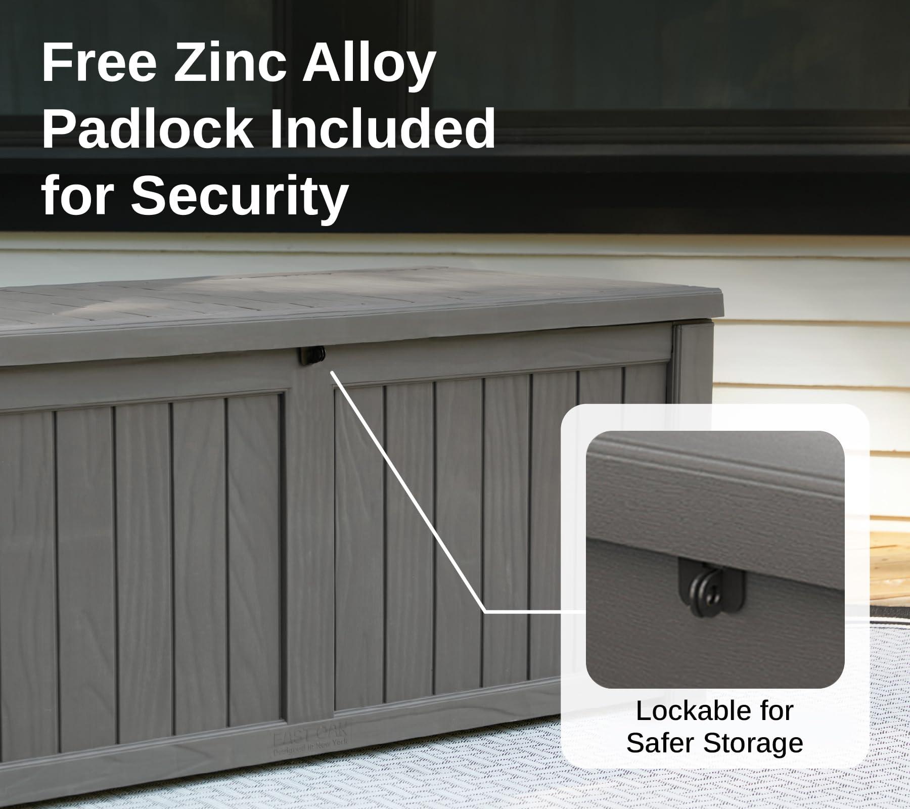 EAST OAK UV-resistant coating guards color against sun exposure