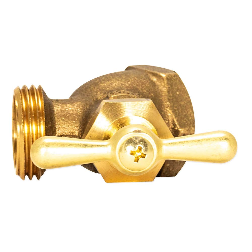 Eastman brass hose bibb resists corrosion in outdoor environments.