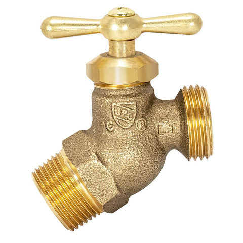 Eastman brass no-kink design reduces hose tangling during irrigation.