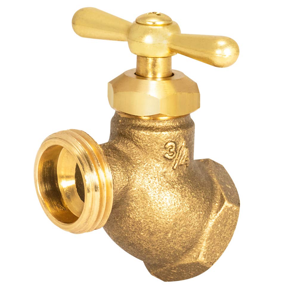 Eastman female no-kink hose bibb with brass body for outdoor reliability.