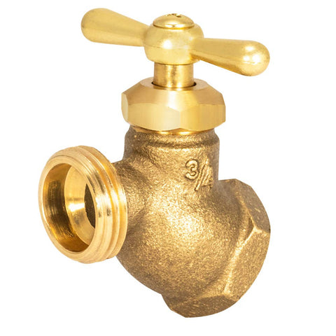Eastman female no-kink hose bibb with brass body for outdoor reliability.