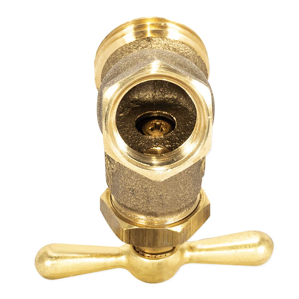 Eastman brass bibb works with galvanized, copper, CPVC systems.