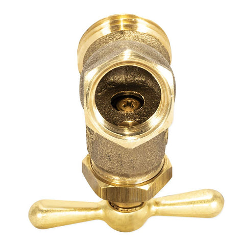 Eastman brass bibb works with galvanized, copper, CPVC systems.