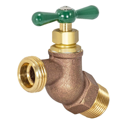 Eastman heavy-pattern male no-kink hose bibb assembly shows durable brass construction for outdoor use