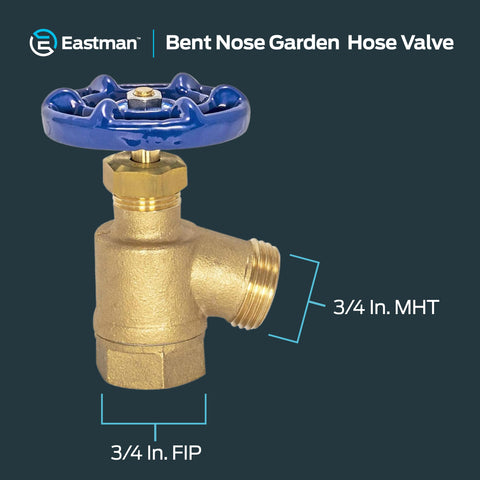 Eastman Bent Nose Valve not for drinking water use in irrigation.