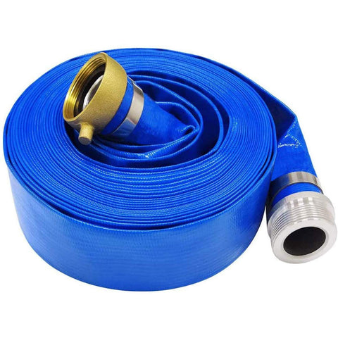 Eastrans backwash hose 2in blue PVC for quick pool drainage