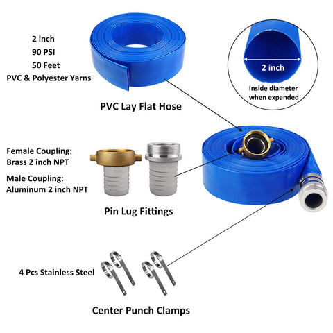 Eastrans easy-connect hose with included fittings saves setup time
