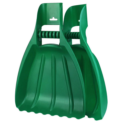 Eastrans leaf scoops with grabber claws for easy debris pickup.