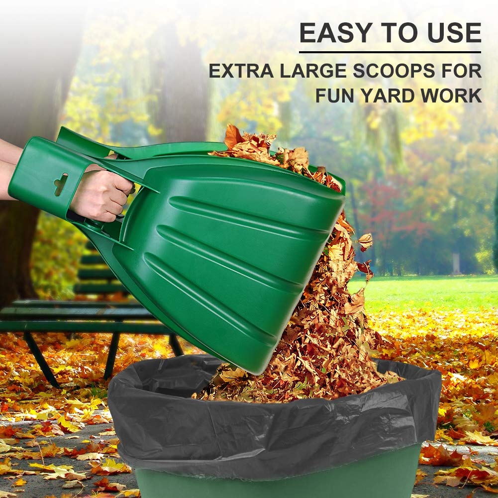 Eastrans multi-use leaf spoon supports storage and pet cleaning tasks.