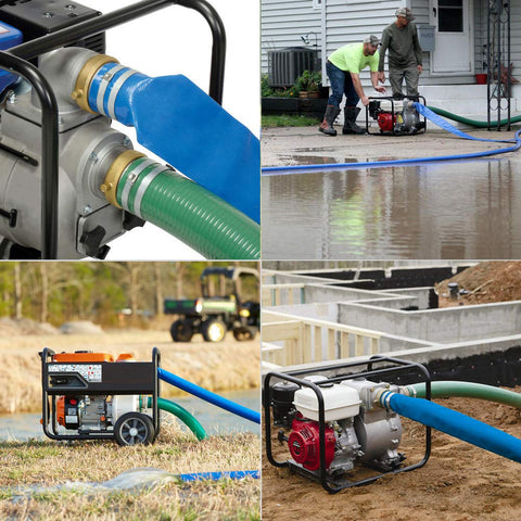 Eastrans pool drain hose suited for sump and trash pumps