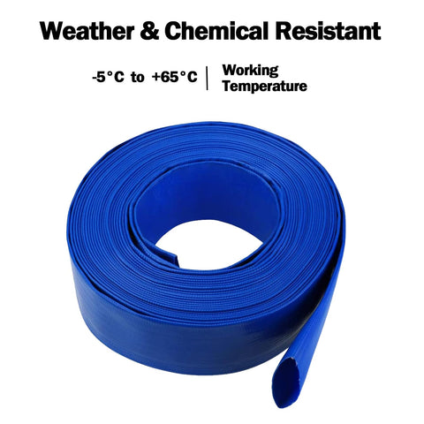 Eastrans hose rolled and stored for convenient handling