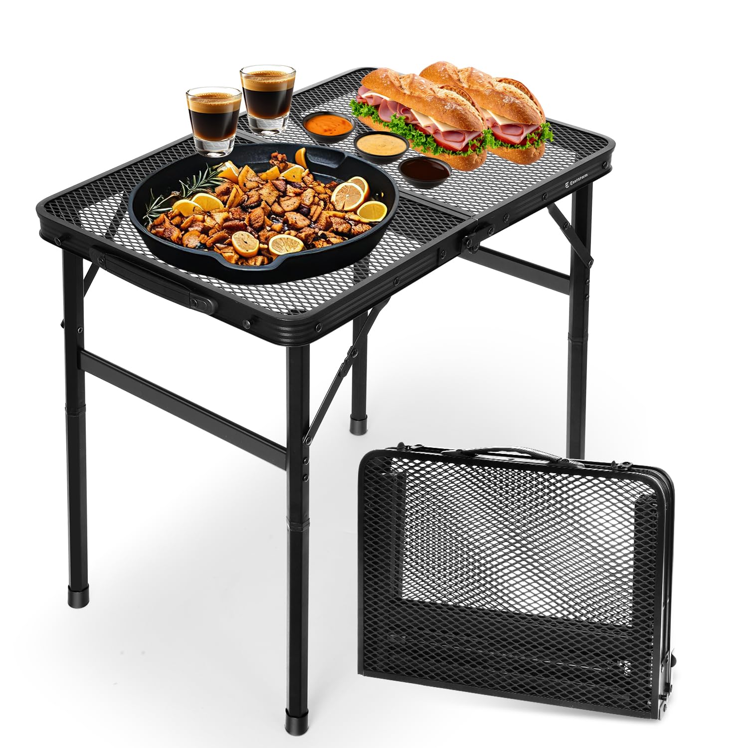 EASTSTORM lightweight 4 lb table for easy portability