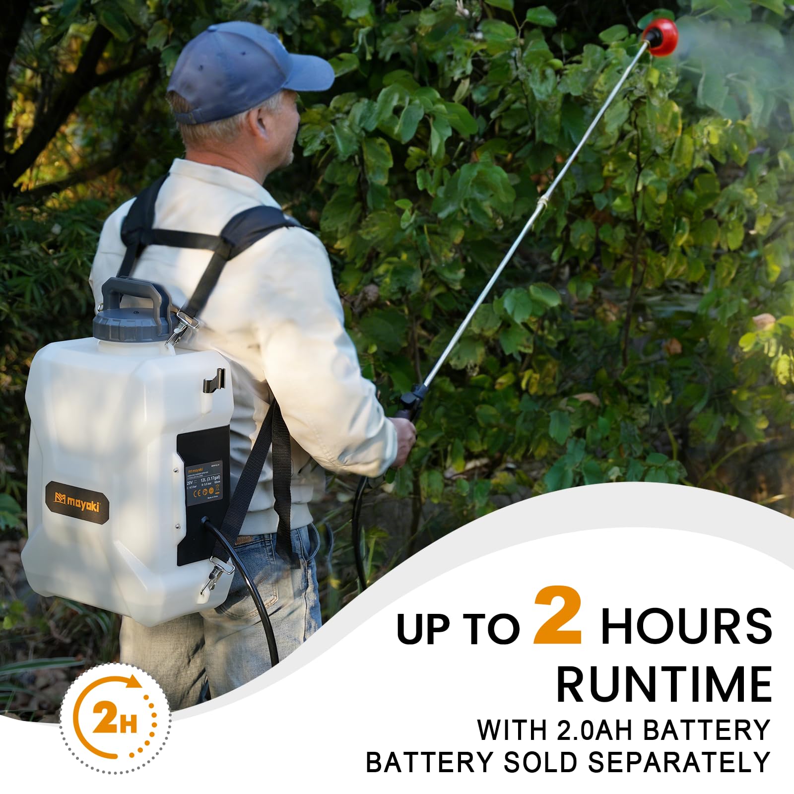 Eastyle adjustable 79 psi pressure for versatile garden tasks.