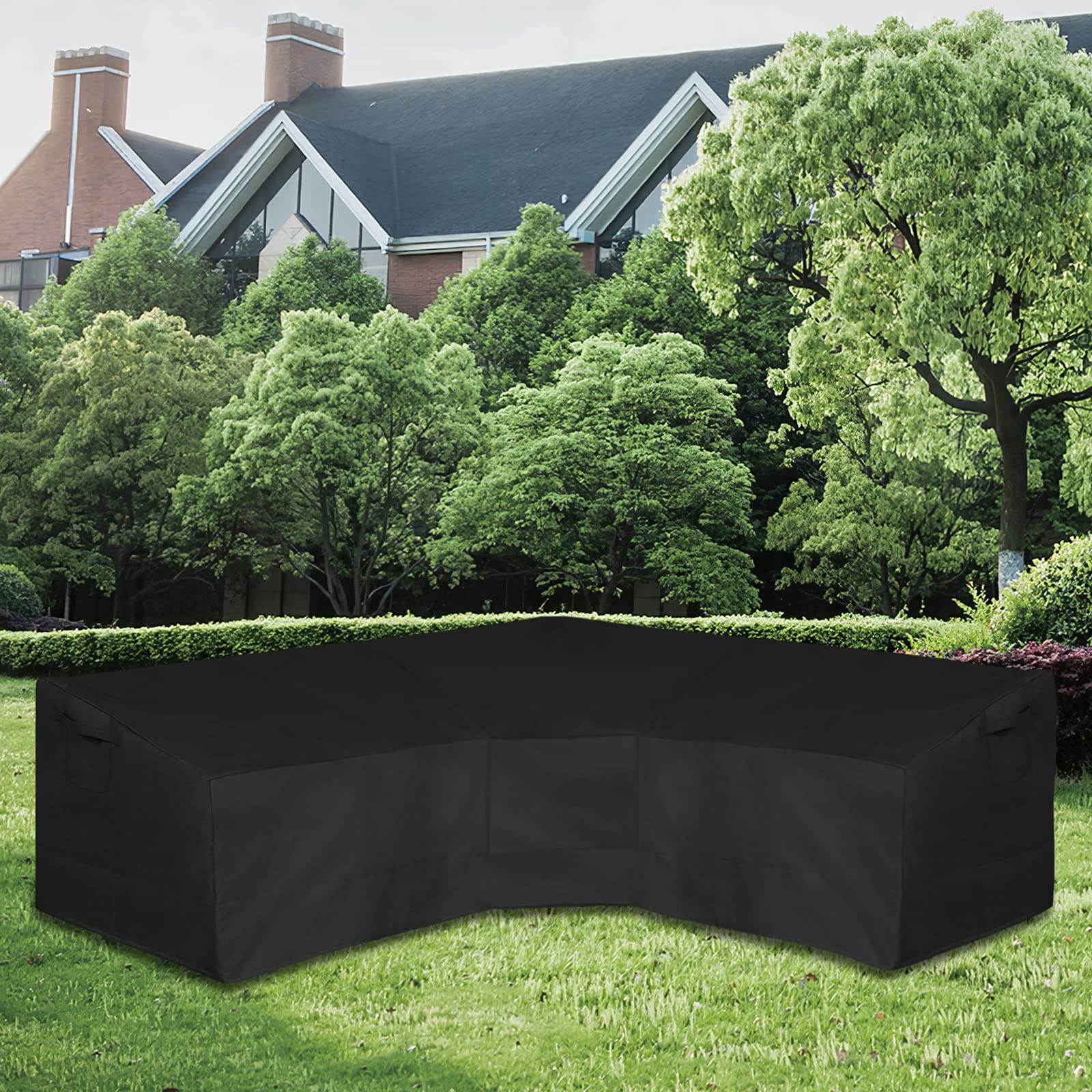 Easy-Going patio cover with air vents reduces condensation and moisture buildup.