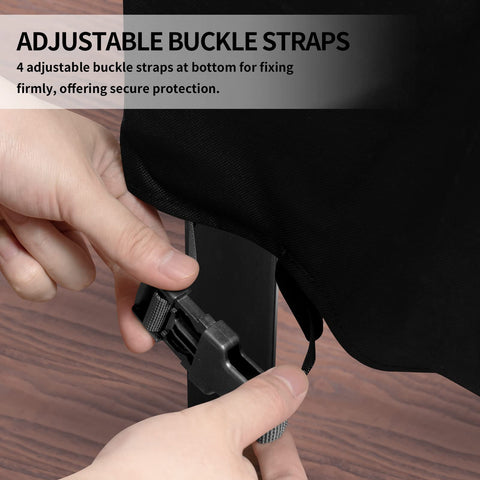 Easy-Going adjustable middle strap ensures snug fit