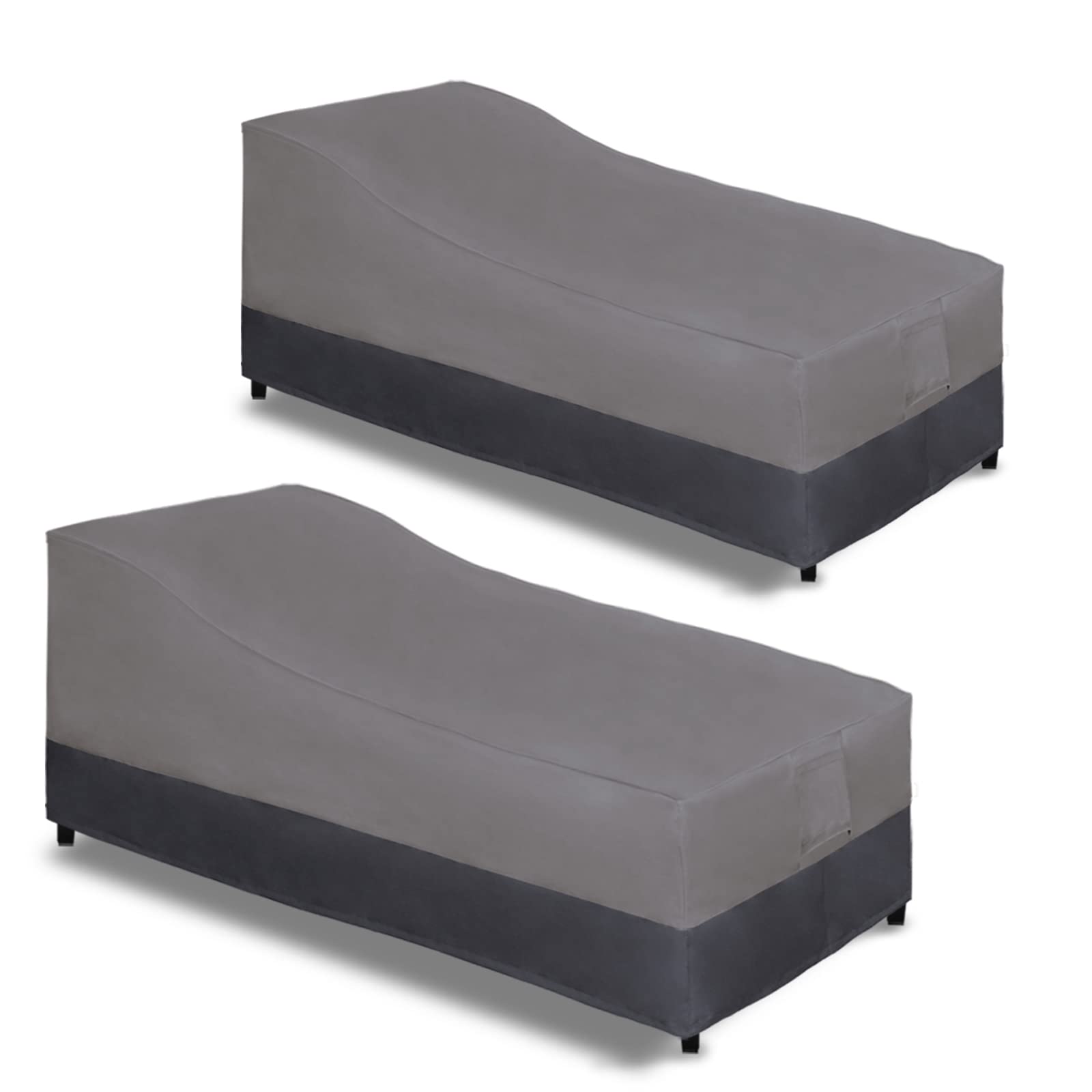 Easy-Going chaise lounge cover in 78W x 35.5D x 33H protects from rain and sun.