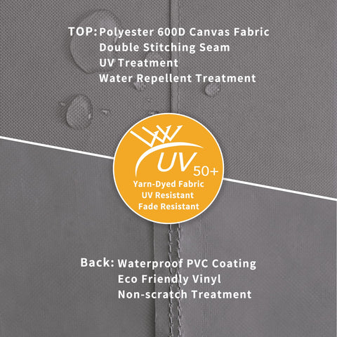 Easy-Going fabric close-up highlights fade-resistant, waterproof weave