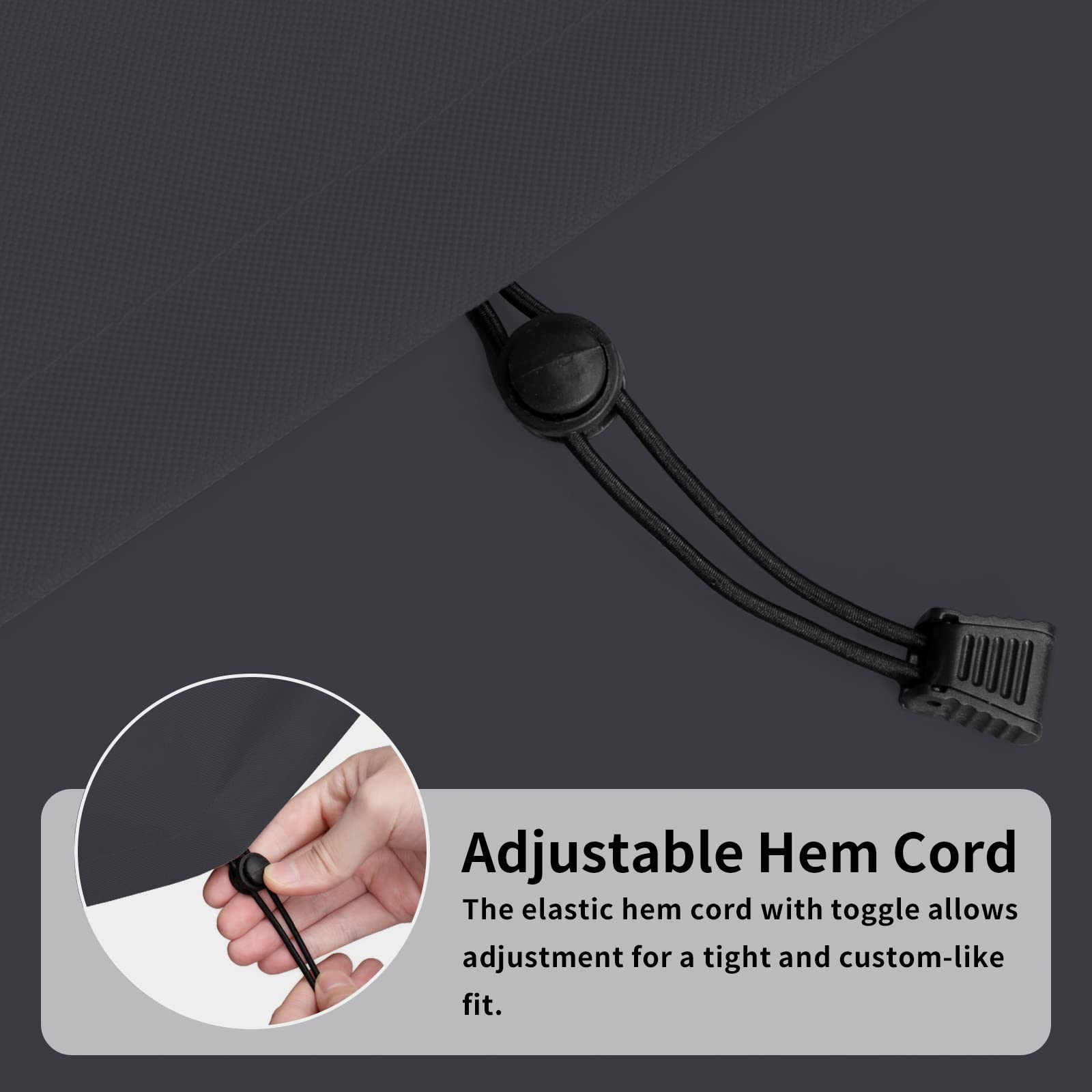 Easy-Going installation handles simplify setup and removal