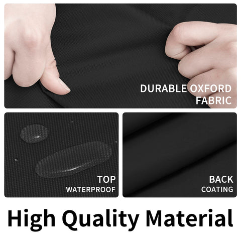 Easy-Going oxford fabric log cover is durable and weather resistant.