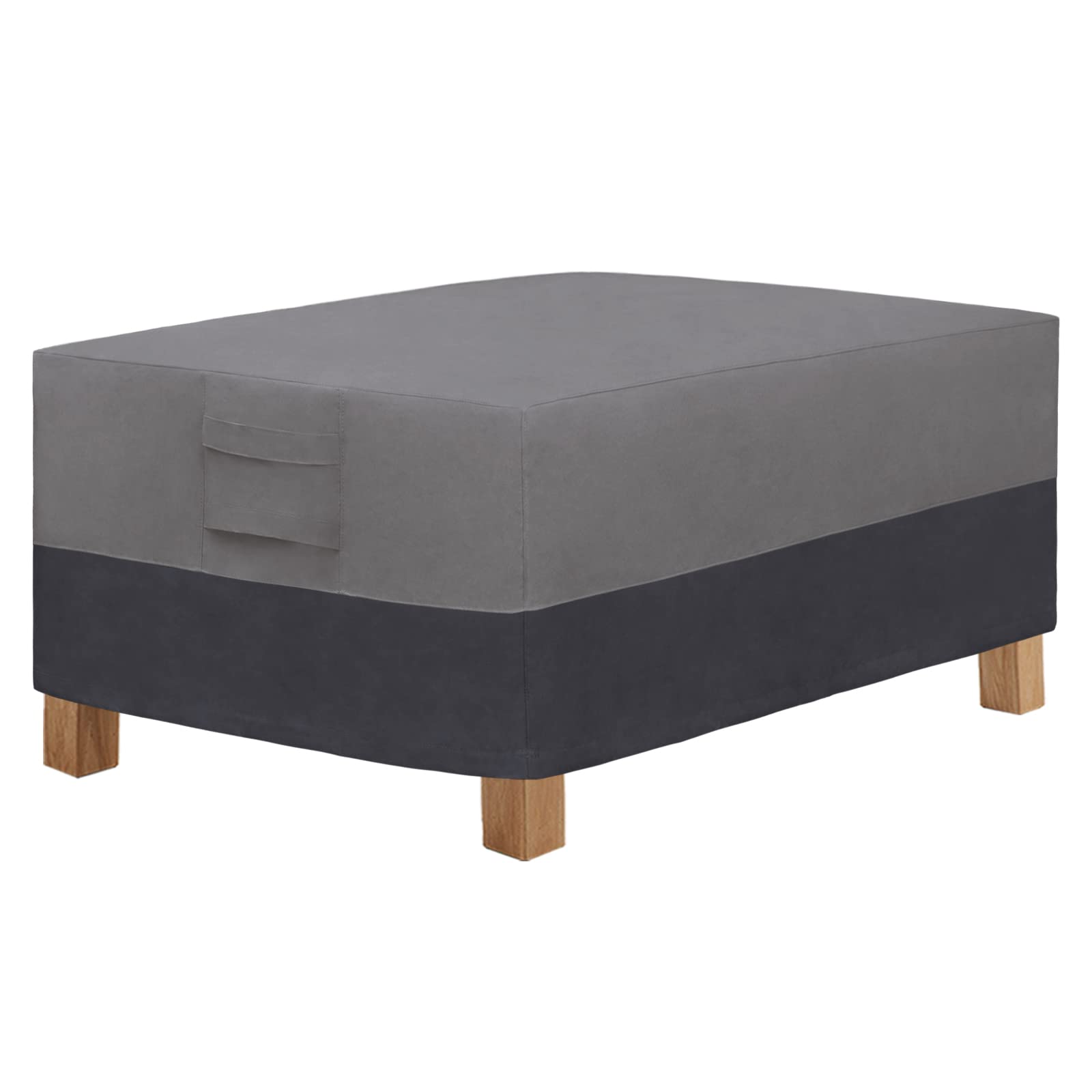Easy-Going patio coffee table cover front view protects from sun and rain