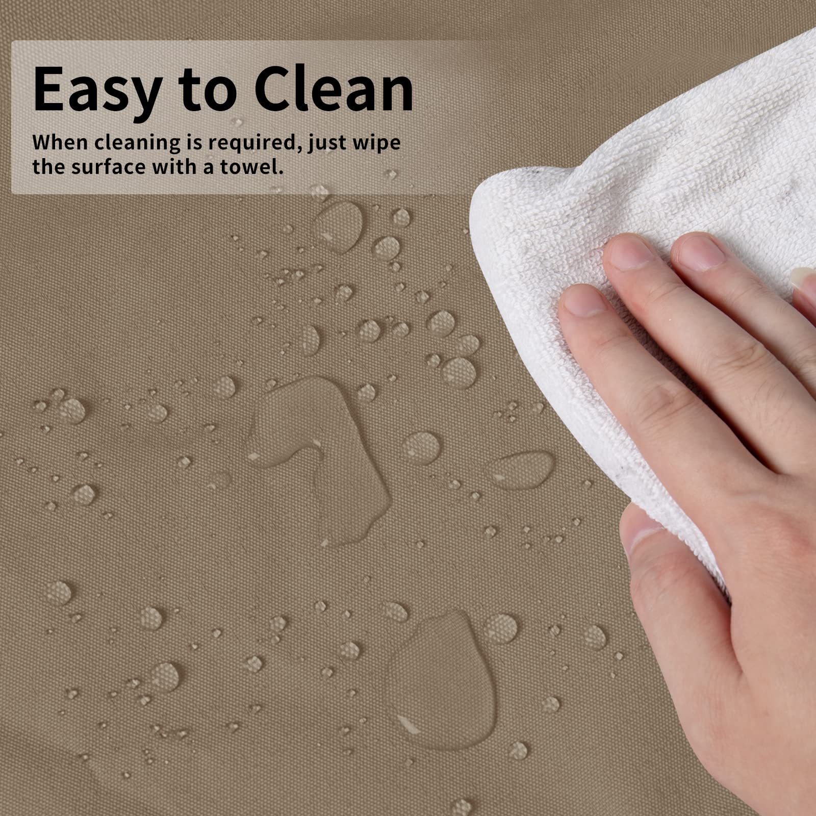 Easy-Going air vent reduces condensation and wind lofting for stable outdoor use.