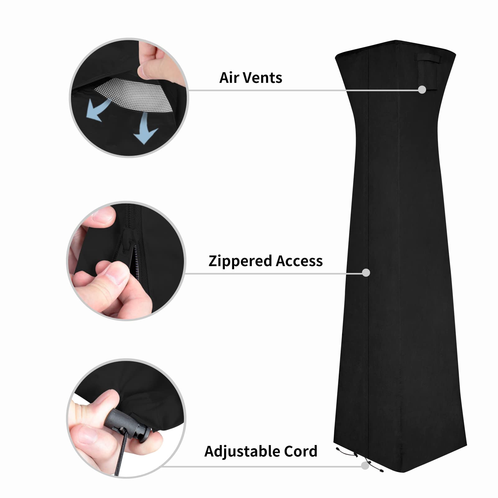 Easy-Going oxford fabric close-up highlighting durable, weather-resistant material