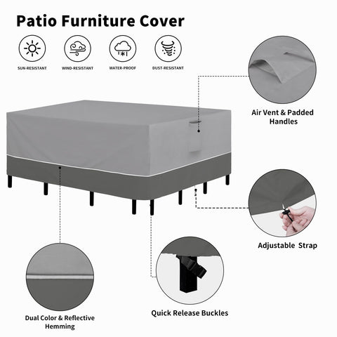 Easy-Going cover features padded handles for quick on/off installation.