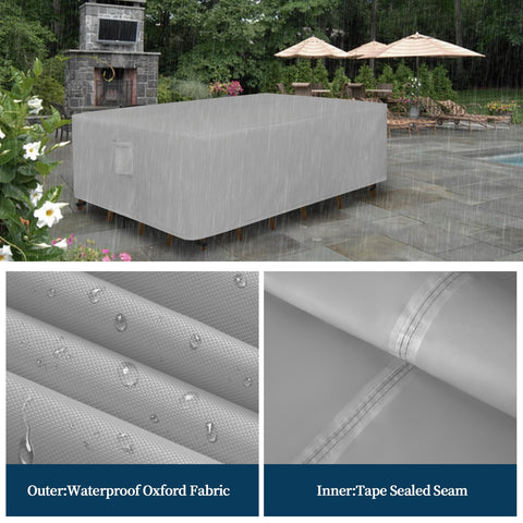 Easy-Going sealed seams prevent leaks and extend outdoor protection for years.