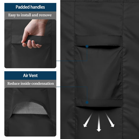 Easy-Going three-layer waterproof system guards against rain