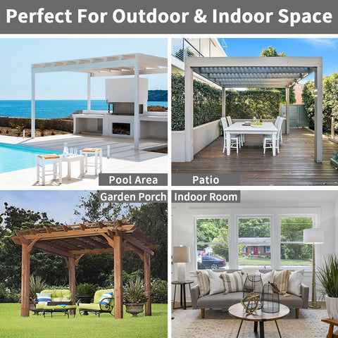 Easy-Going UV-resistant fade-proof outdoor curtains