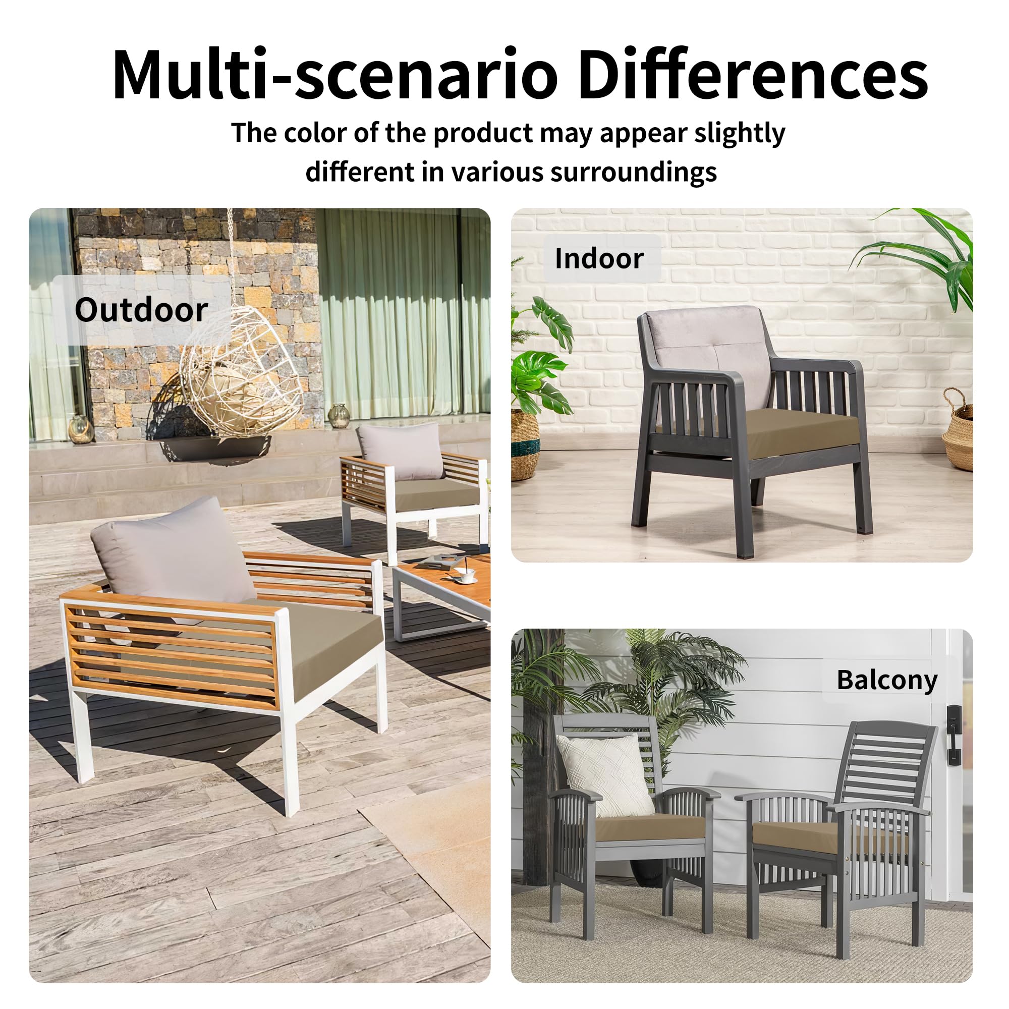 Color options help match outdoor decor with Easy-Going covers.