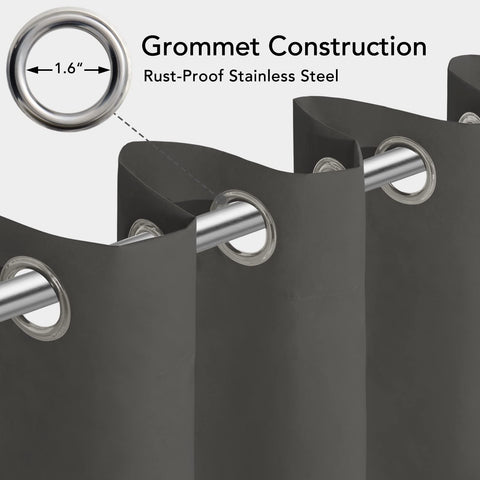 Easy-Going weatherproof patio curtains 54x84 in
