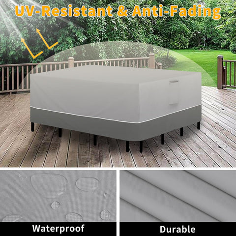 Easy-Going durable oxford fabric resists fading for long-lasting outdoor protection.
