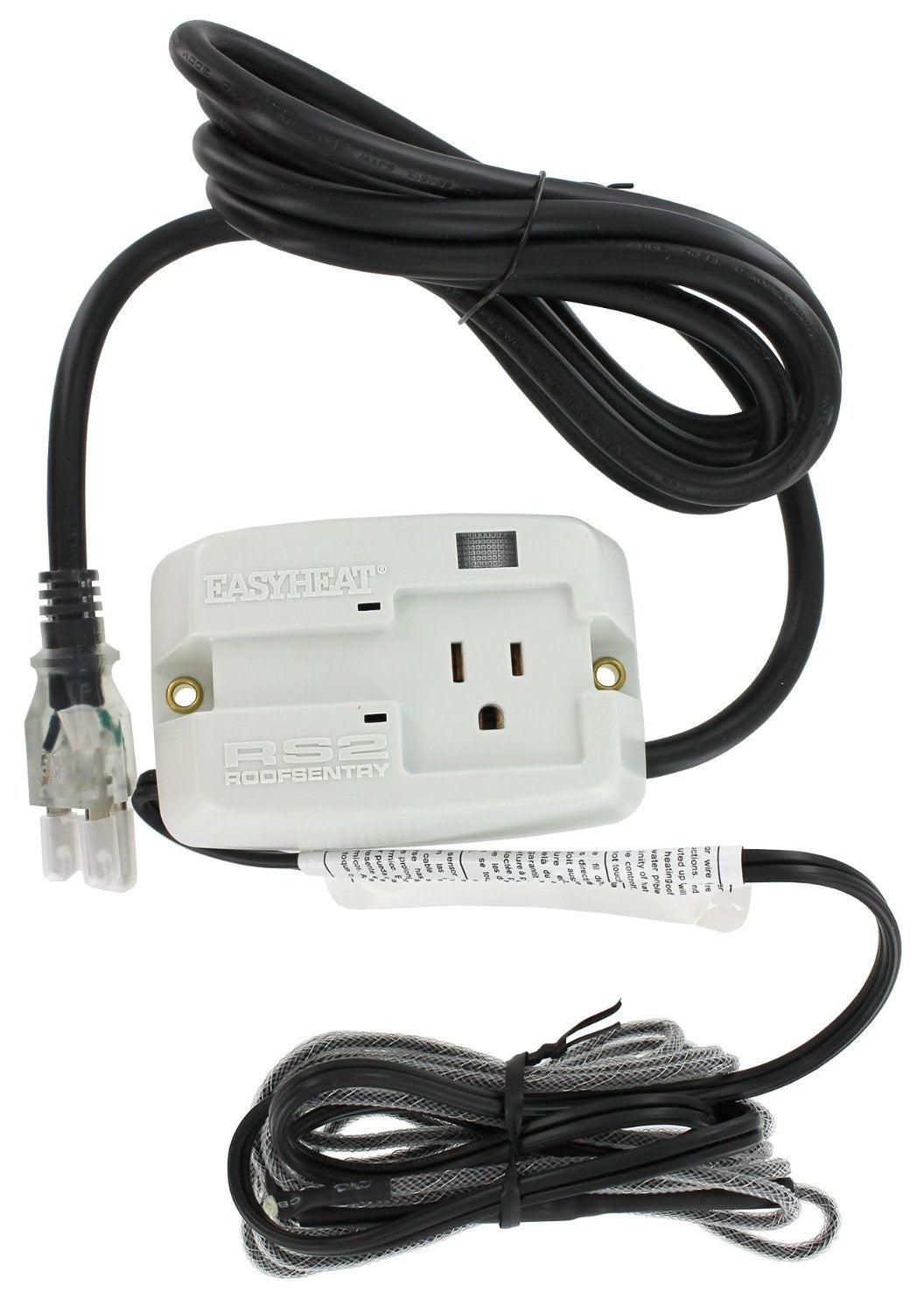 Easy Heat RS-2 control front view; compact installation shown.