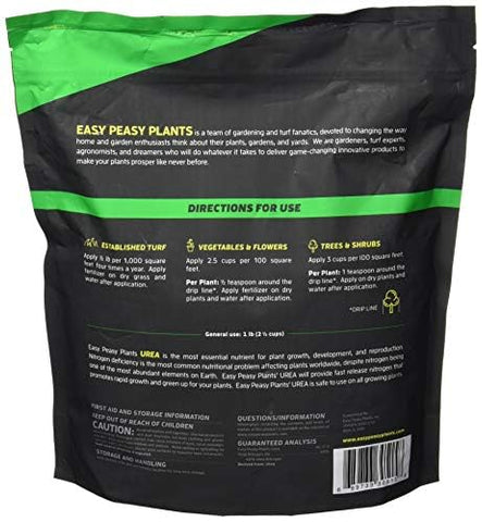 Easy Peasy nitrogen plant food granules deliver fast-acting nutrition for active growth.
