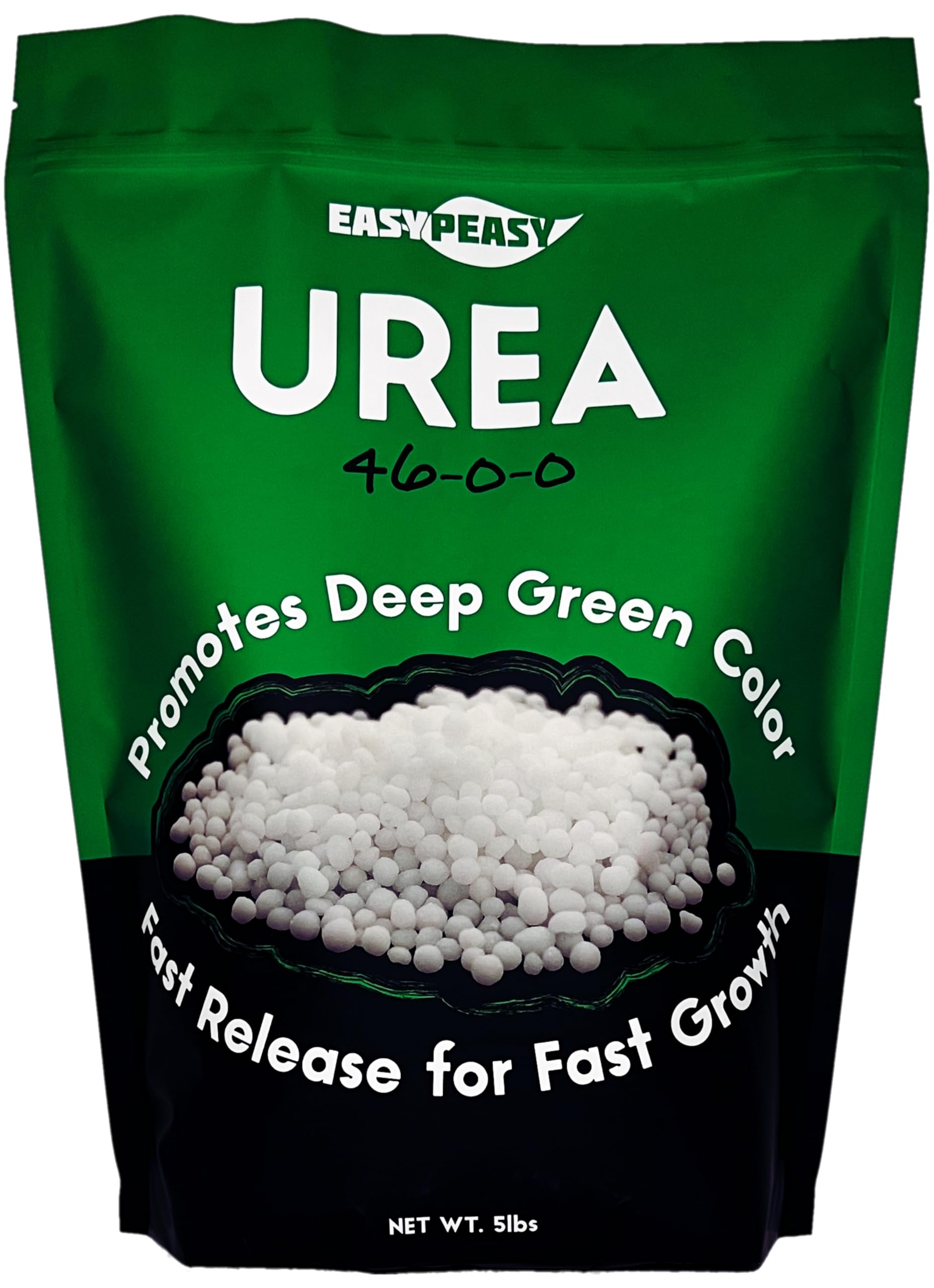 Easy Peasy Urea Fertilizer 46-0-0 granules support vibrant green lawns and landscapes.