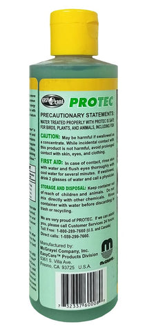 EasyCare ProTec bottle label close-up highlighting non-acidic formula.