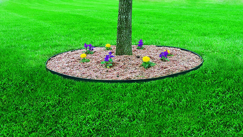 EasyFlex 1.5 inch height protects planting beds and mulch